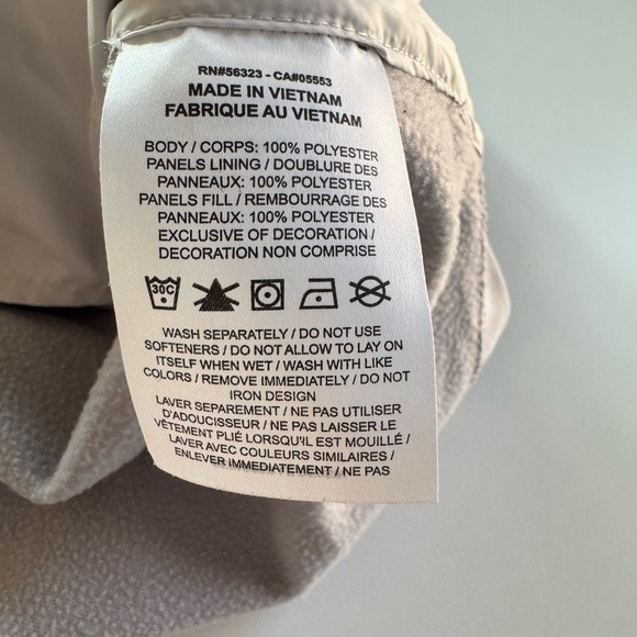 Nike running quilted gray zip up vest - Picture 8 of 8